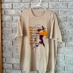Eagle Graphic Beige T-Shirt